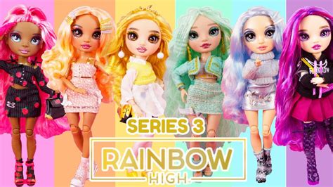 From the creators of the #1 toy in the US, experience the thrill of discovery and unique water-based features. . Rainbow high season 3